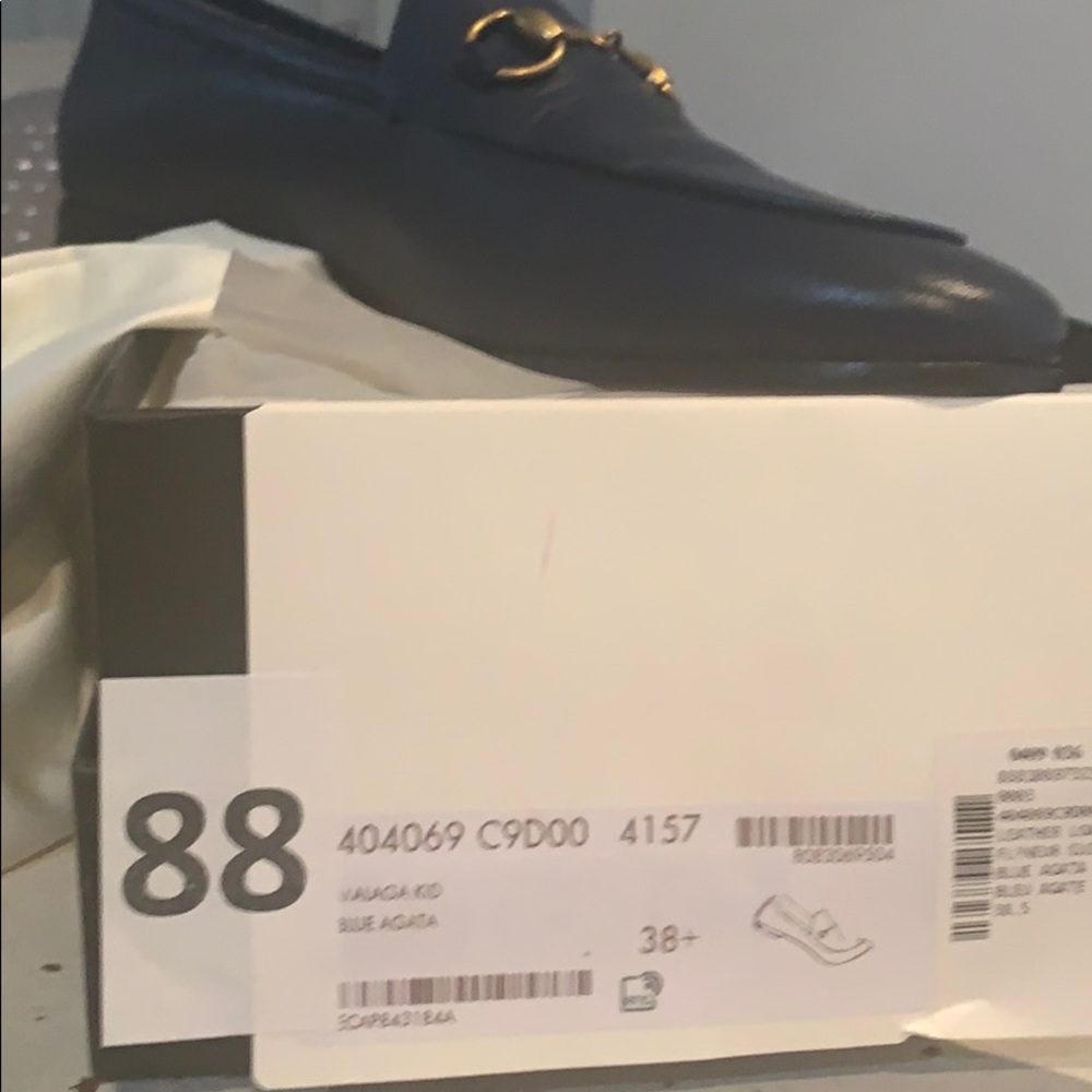 Gucci Jordaan leather loafers. 38.5 NEW! - Picture 6 of 8